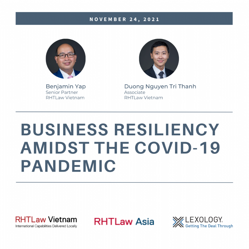 BUSINESS RESILIENCY ADMIST THE COVID-19 PANDEMIC